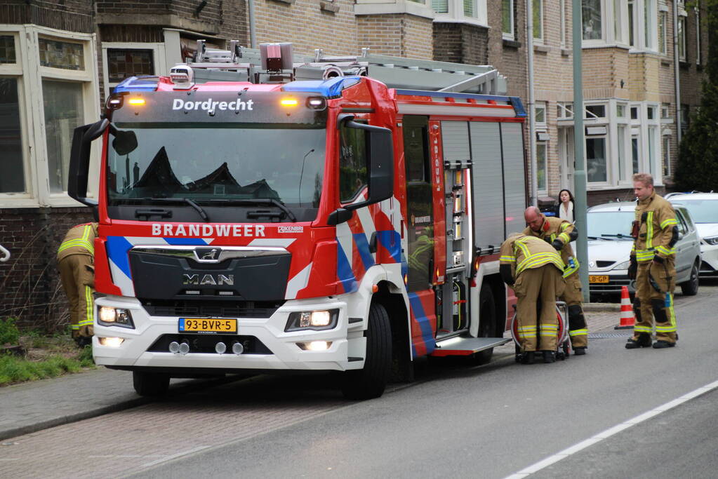 Brand in woning snel geblust