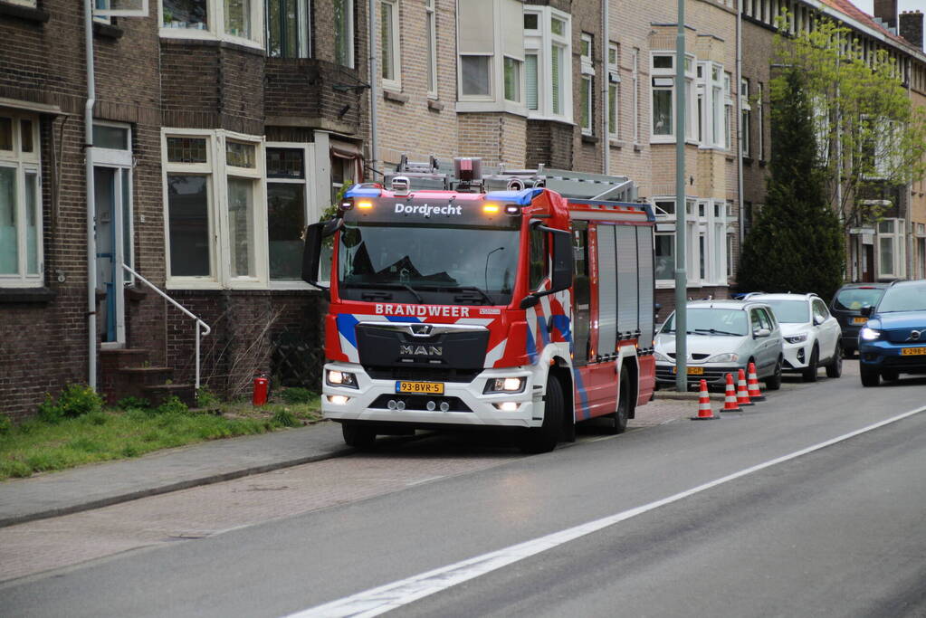 Brand in woning snel geblust