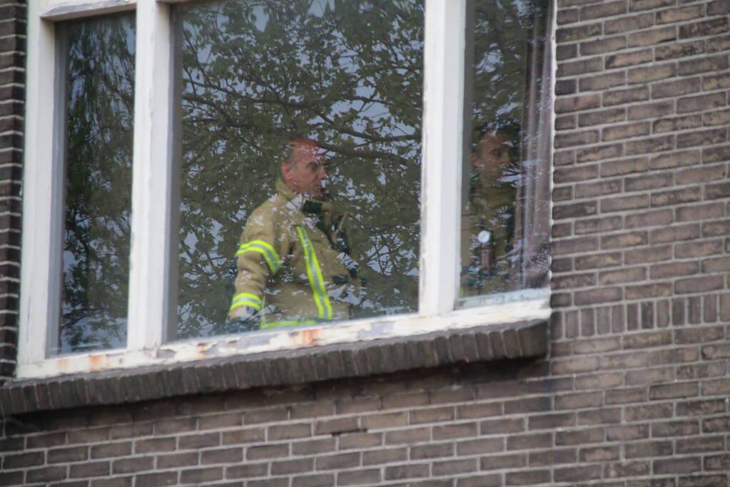 Brand in woning snel geblust