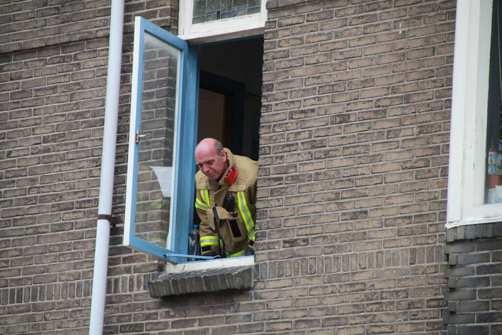 Brand in woning snel geblust