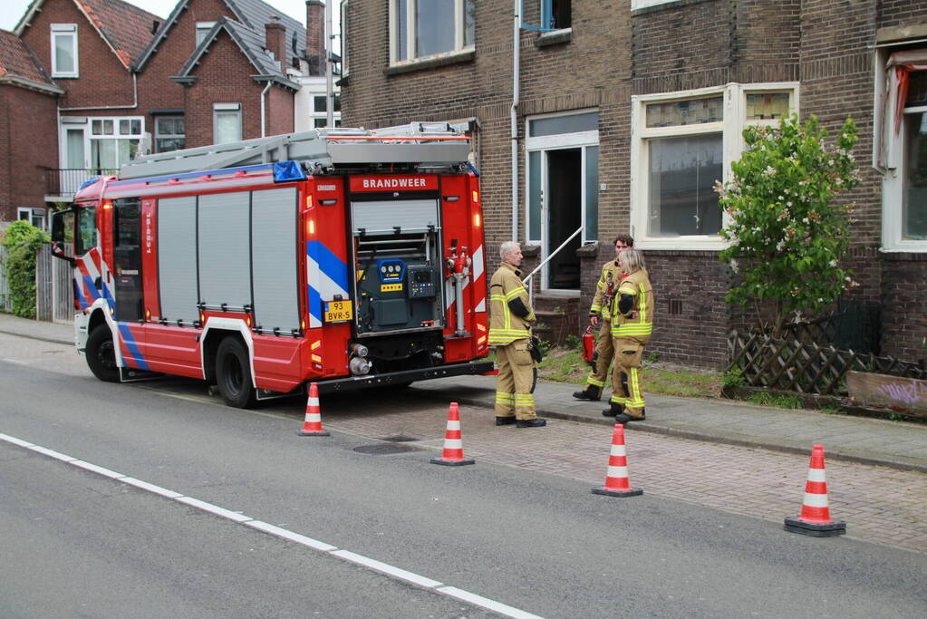 Brand in woning snel geblust