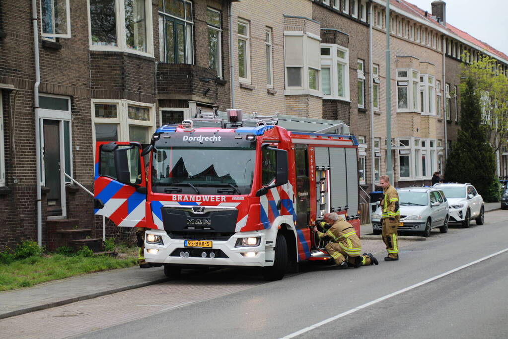 Brand in woning snel geblust