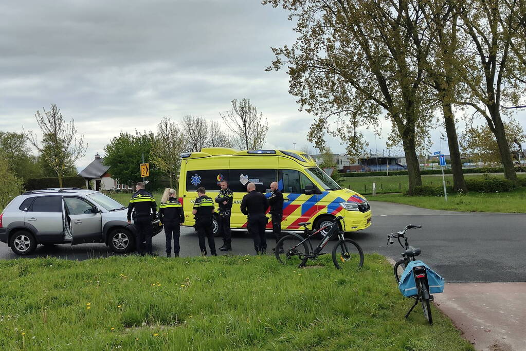 Jongen op mountainbike aangereden