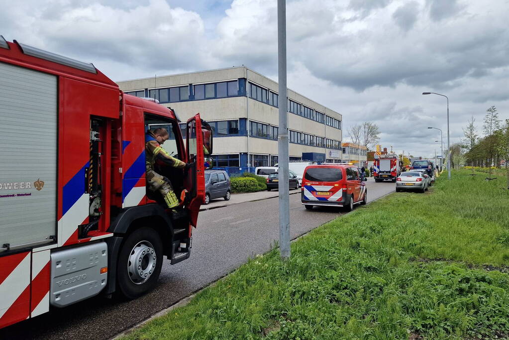 Bedrijven ontruimd vanwege gaslekkage