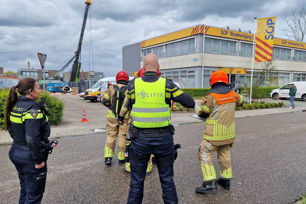 Bedrijven ontruimd vanwege gaslekkage