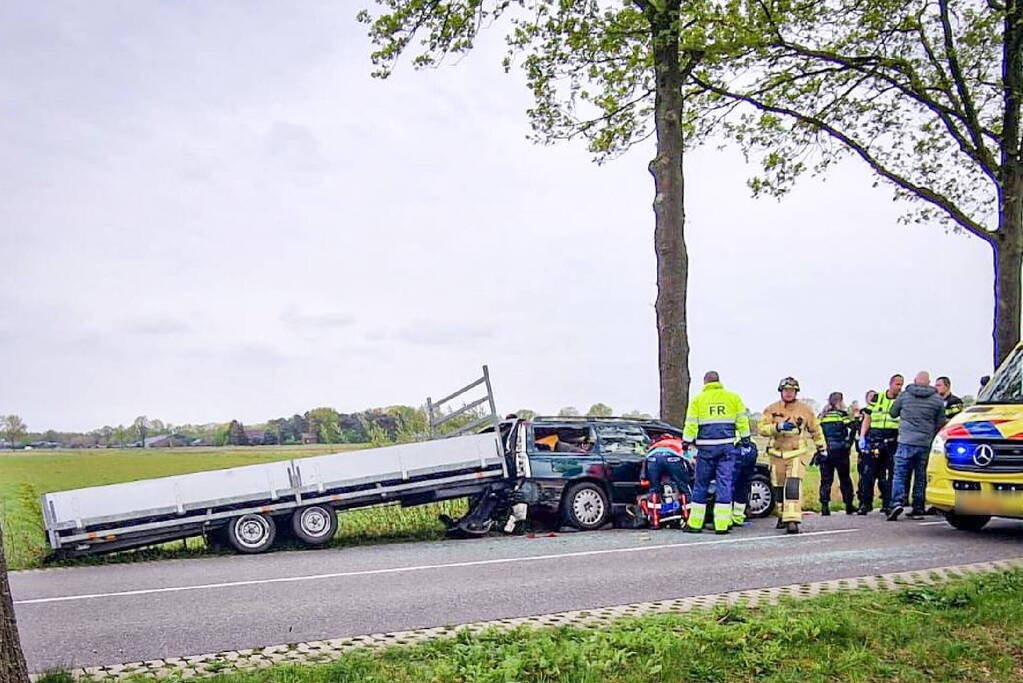 Traumateam ingezet bij eenzijdig ongeval