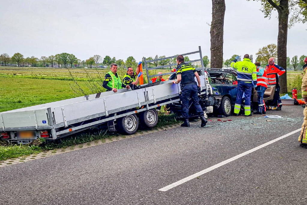 Traumateam ingezet bij eenzijdig ongeval