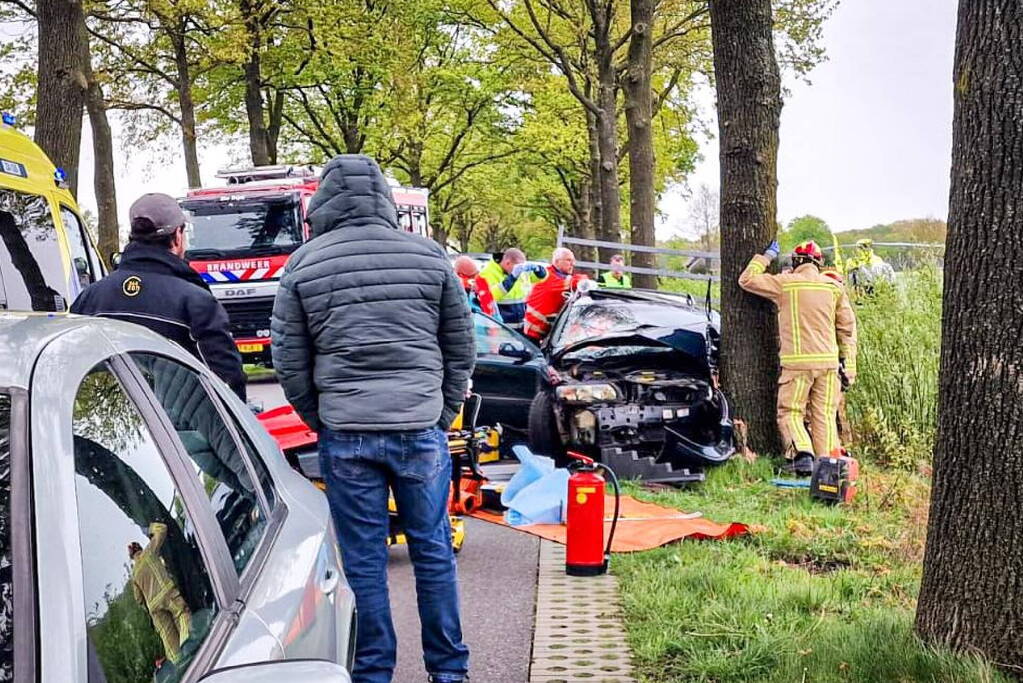 Traumateam ingezet bij eenzijdig ongeval