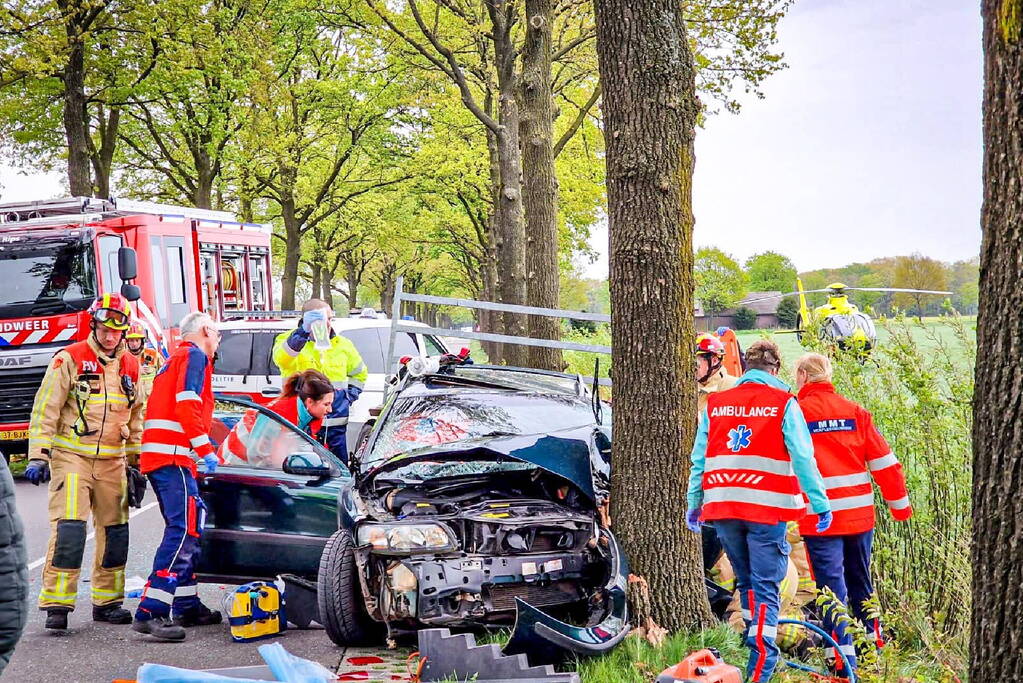 Traumateam ingezet bij eenzijdig ongeval