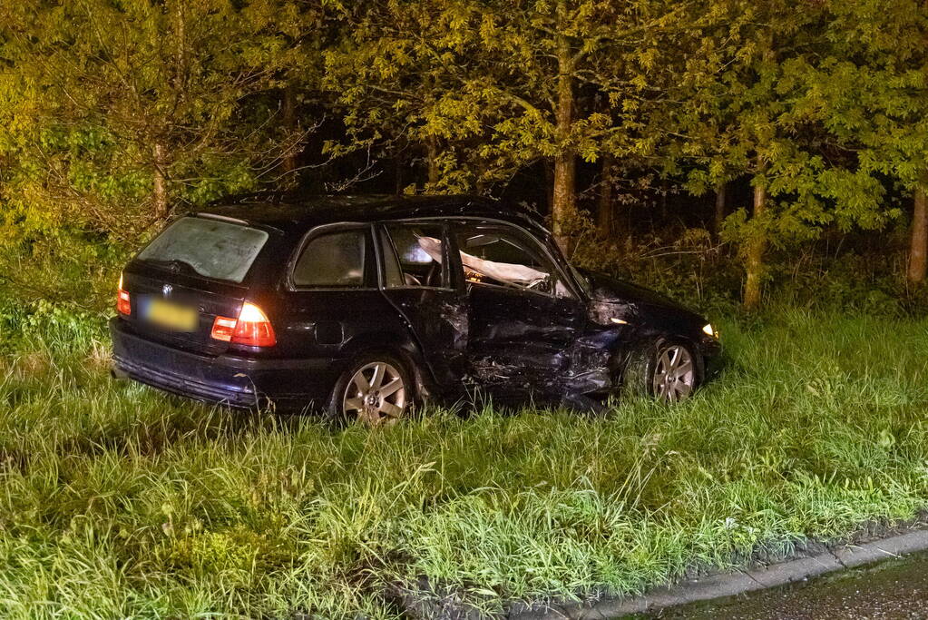 Twee personenwagens betrokken bij verkeersongeval