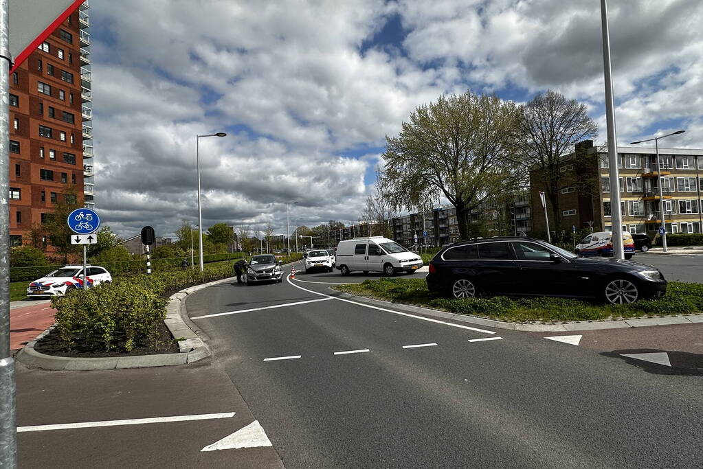 Veel schade en verkeersoverlast bij kop-staartbotsing