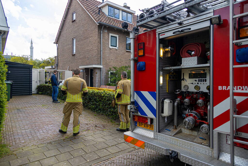 Klusjesmannen blussen brand in woning