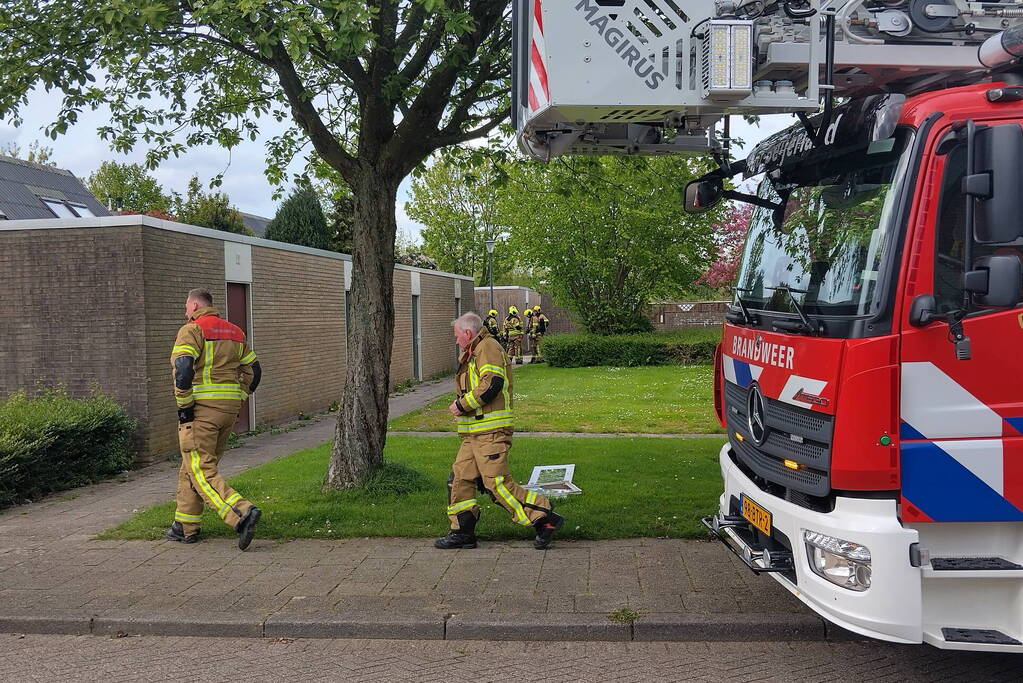 Veel hulpdiensten aanwezig na pan op het vuur