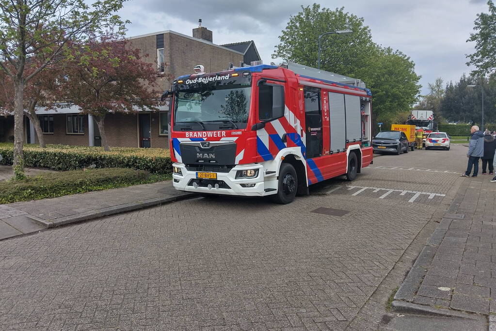 Veel hulpdiensten aanwezig na pan op het vuur