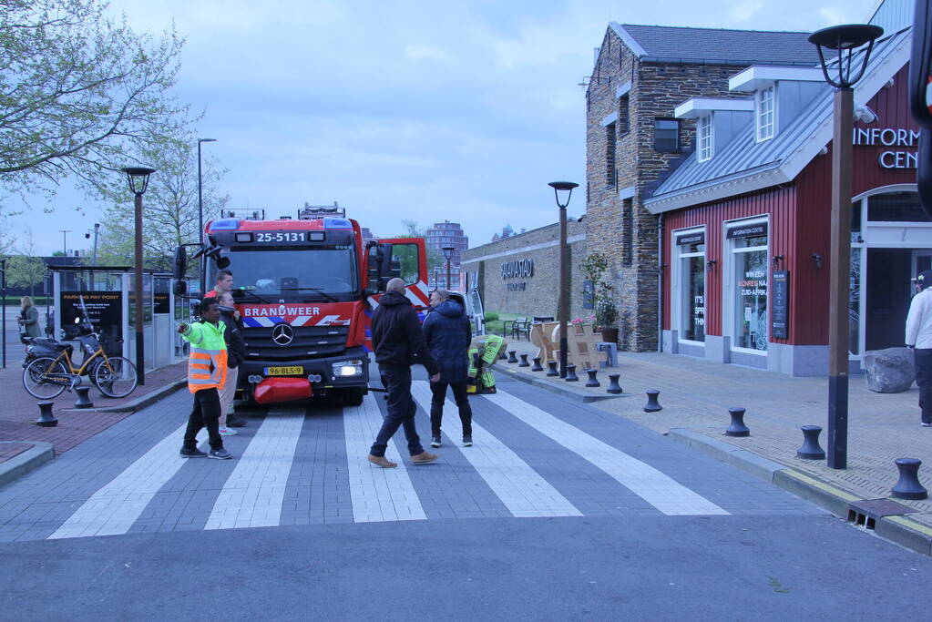 Brand bij foodtruck Batavia Stad