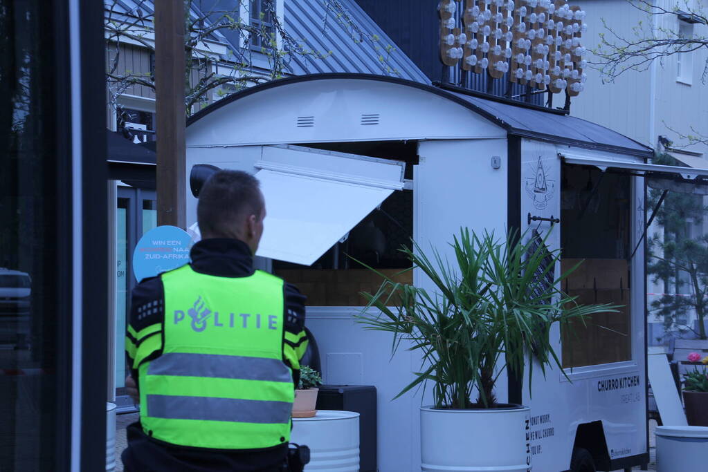 Brand bij foodtruck Batavia Stad