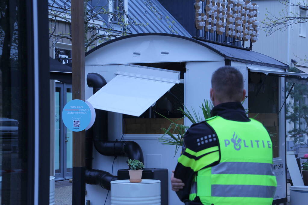 Brand bij foodtruck Batavia Stad