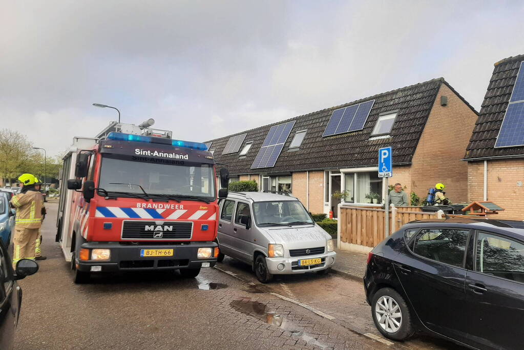 Brandweer ingezet voor keukenbrand