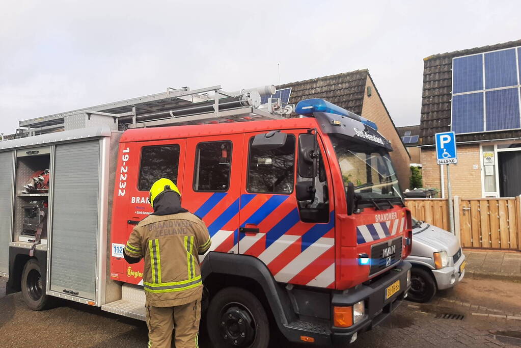 Brandweer ingezet voor keukenbrand