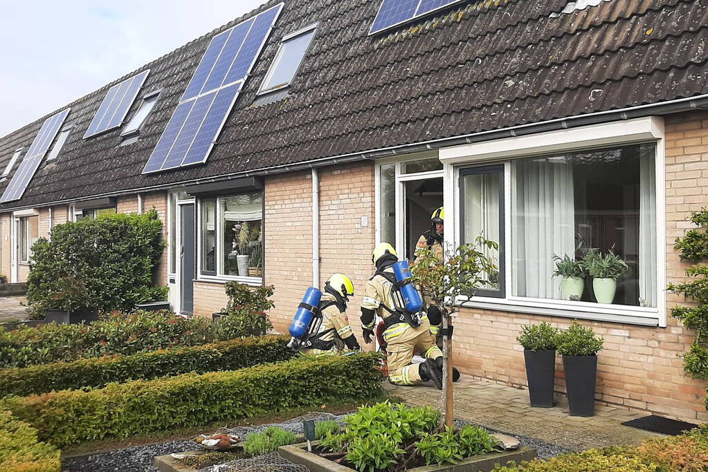 Brandweer ingezet voor keukenbrand