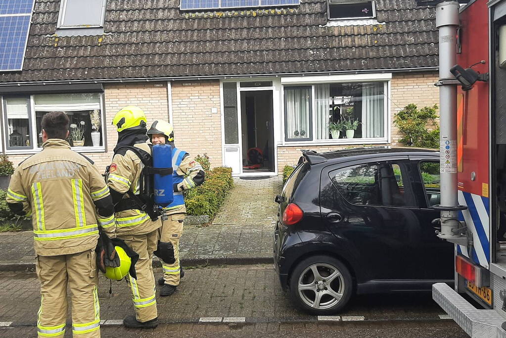 Brandweer ingezet voor keukenbrand