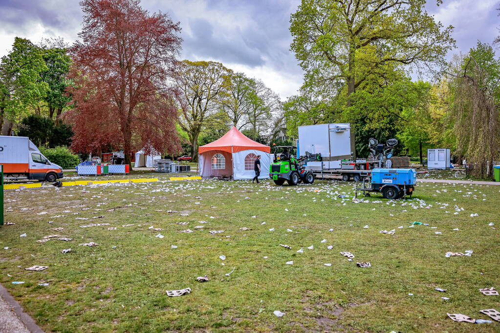 Koningsdag rumoerig afgesloten