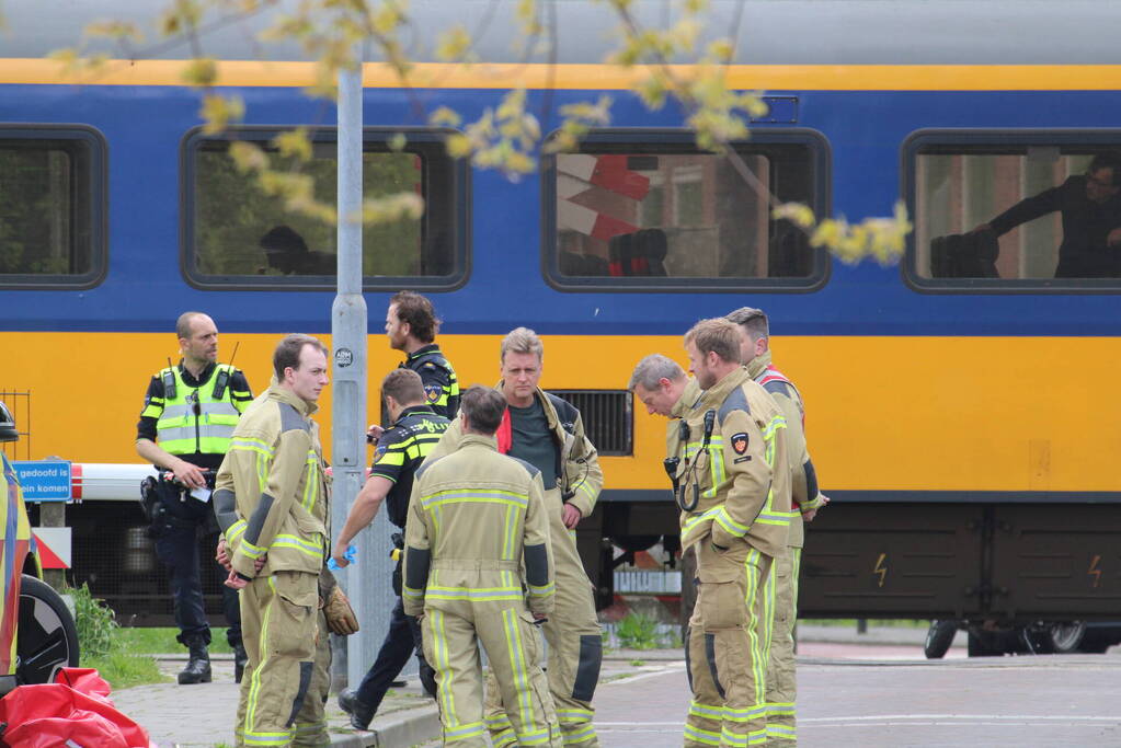 Treinverkeer gestremd vanwege aanrijding