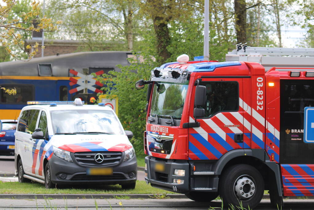 Treinverkeer gestremd vanwege aanrijding