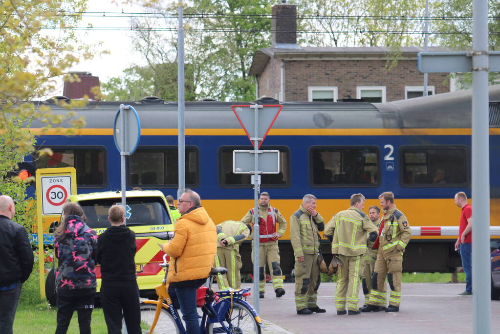 Treinverkeer gestremd vanwege aanrijding