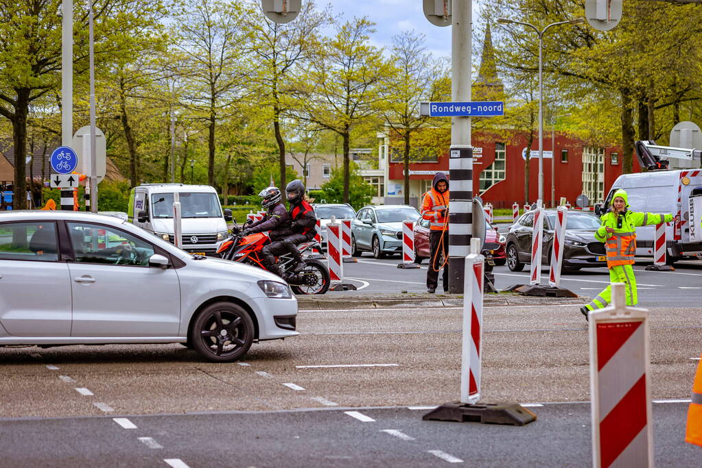 Nog dagen lang hinder na verkeersongeval op kruising