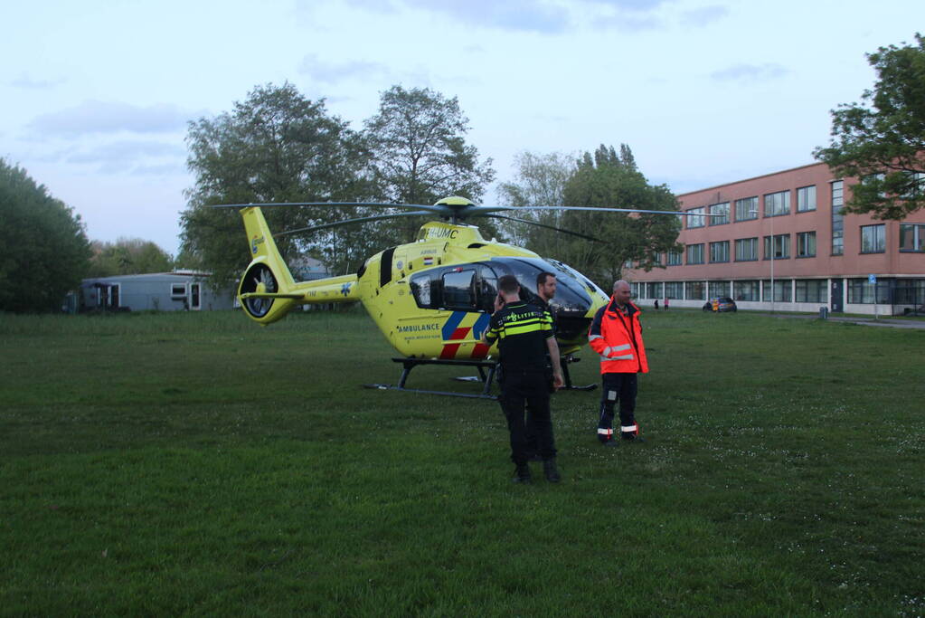 Traumahelikopter landt vanwege medische noodsituatie