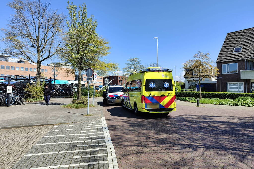 Fietser gewond na val van fiets