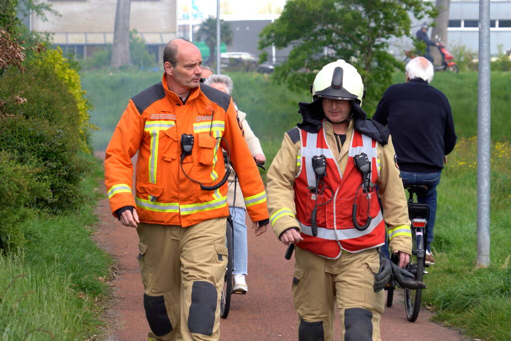 Konijn gered bij uitslaande brand in tuinhuisje