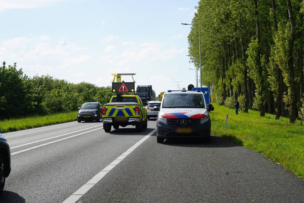 Flinke verkeerschaos na kettingbotsing