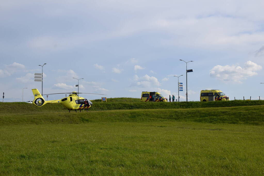 Traumahelikopter landt vanwege medische noodsituatie