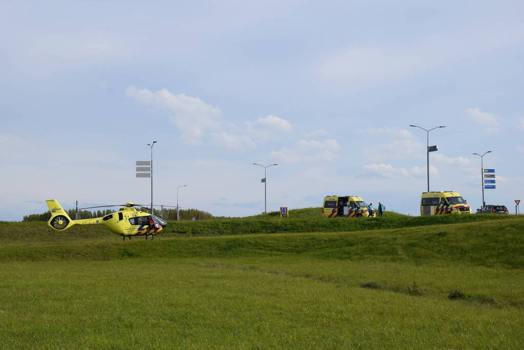 Traumahelikopter landt vanwege medische noodsituatie