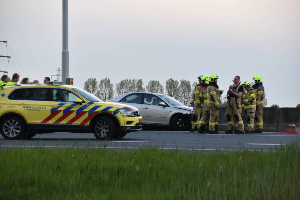 Traumahelikopter ingezet voor ongeval op snelweg