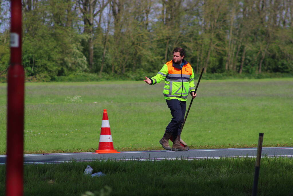 Personenauto geramd door bestelbus