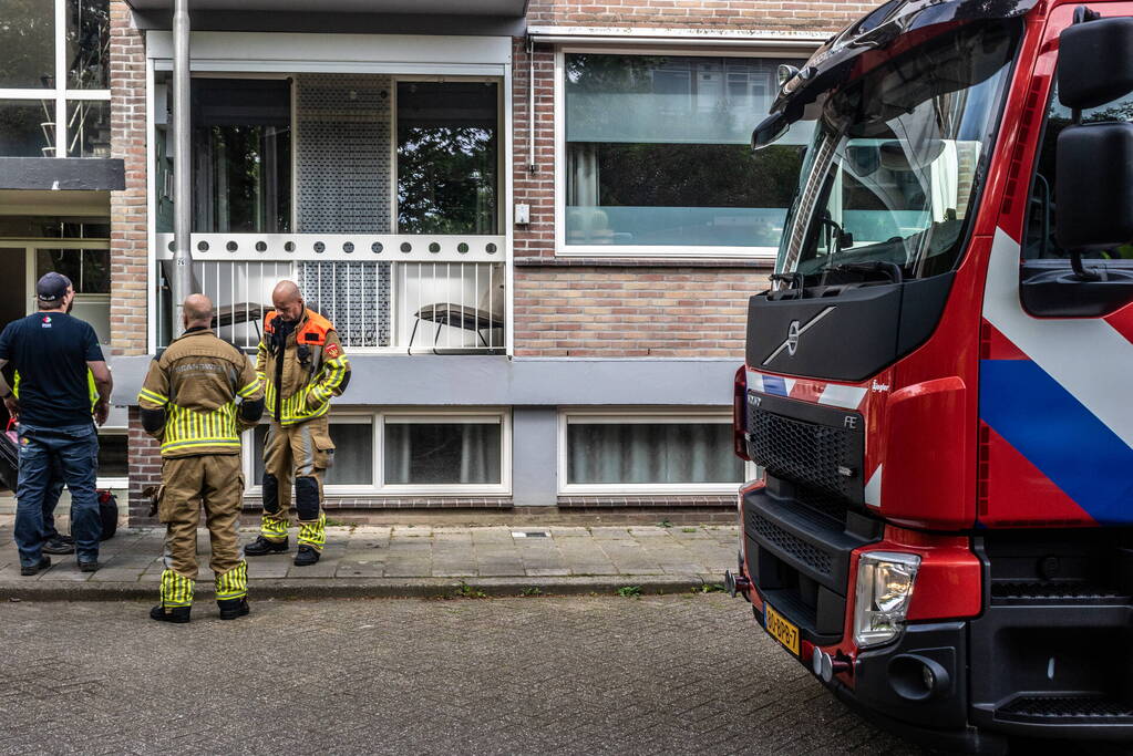 Kleine brand in flatwoning