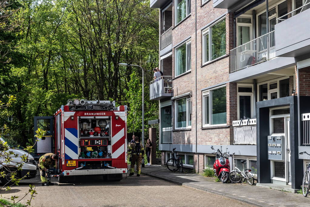 Kleine brand in flatwoning