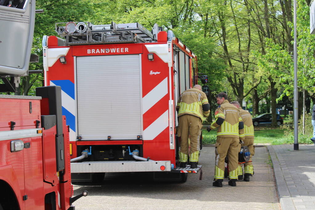 Kleine brand in flatwoning