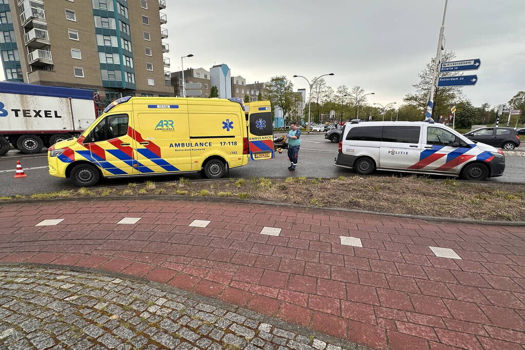 Persoon gewond na kop-staart aanrijding