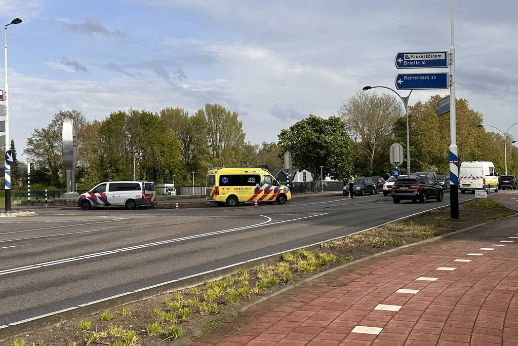 Persoon gewond na kop-staart aanrijding