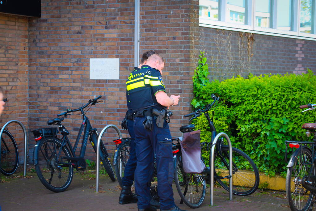 Fietser ten val na eenzijdig ongeval