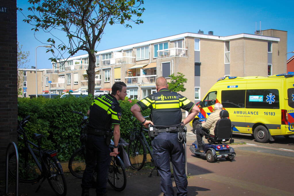 Fietser ten val na eenzijdig ongeval