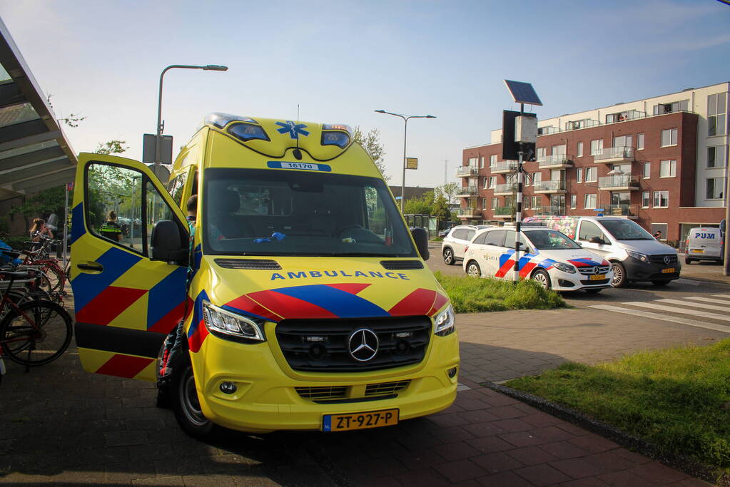 Fietser aangereden door stadsbus