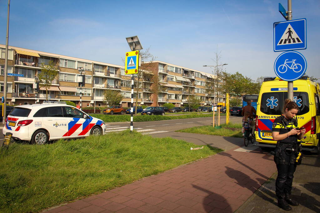 Fietser aangereden door stadsbus