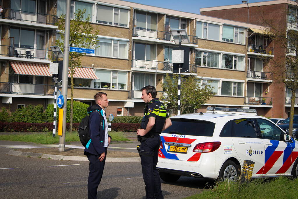 Fietser aangereden door stadsbus