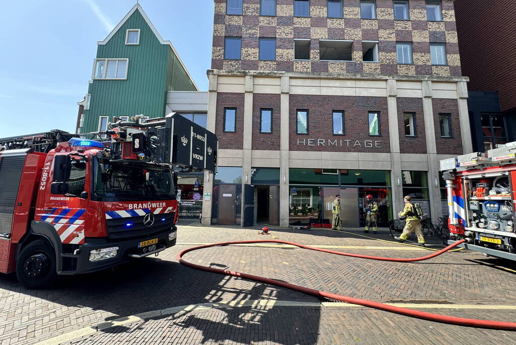 Grote brand in Q-Park parkeergarage