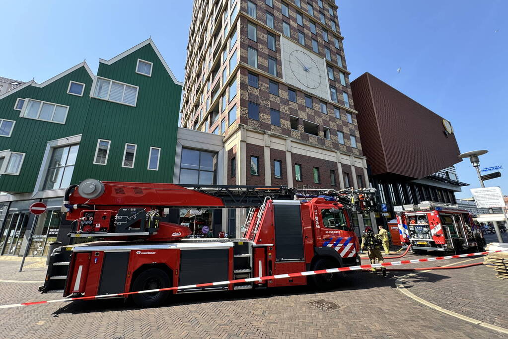 Grote brand in Q-Park parkeergarage